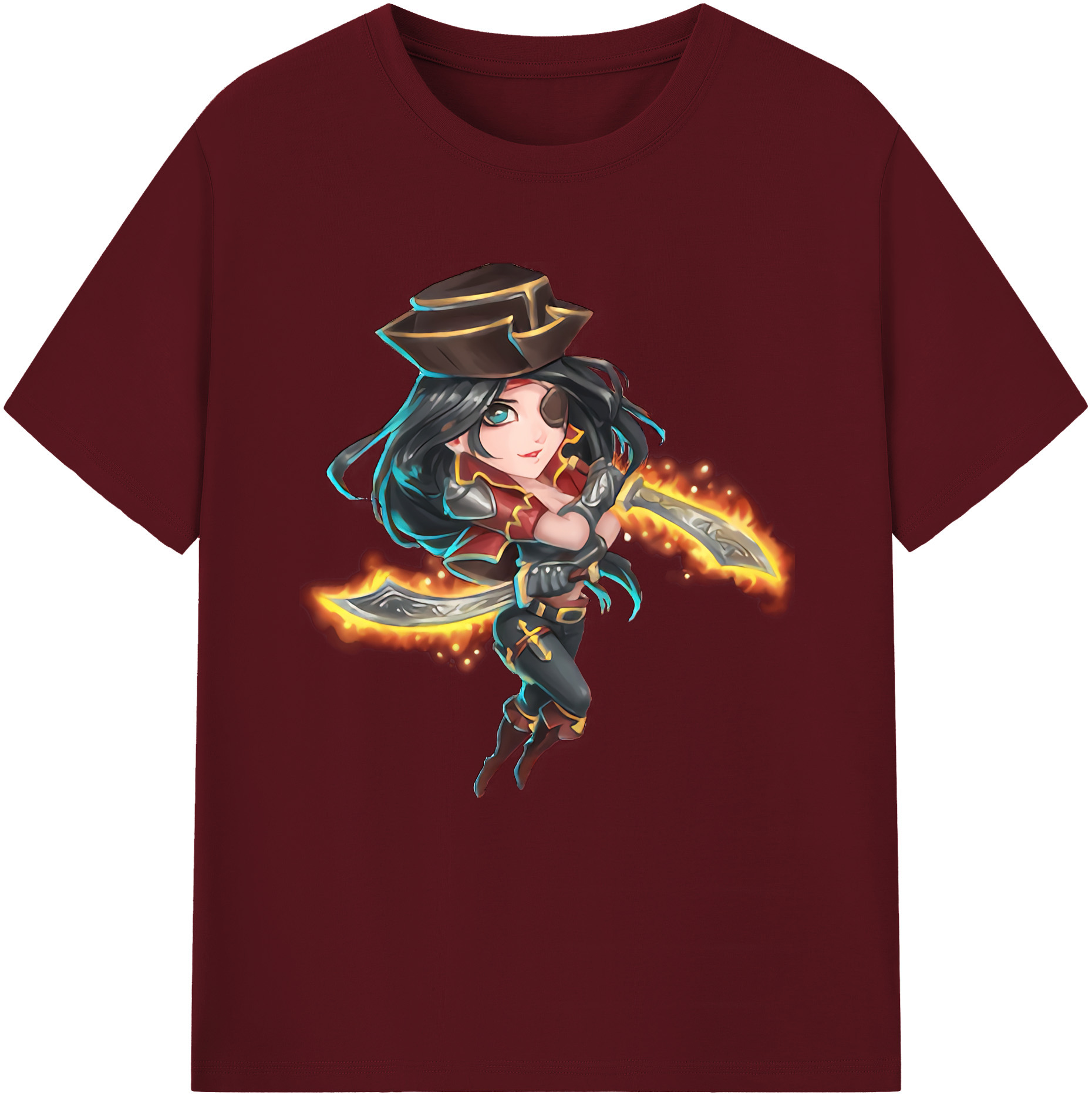 リーグ・オブ・レジェンド League of Legends LOL 綿100％半袖Tシャツ（フロントプリント）